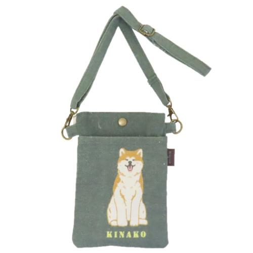 スマホポーチ スマホポシェット きなこ ミントイン ミニショルダー ポシェット かわいい メール便可 マ..