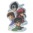 ダイカットシール 幽遊白書 キャラクターステッカー 名前 少年ジャンプ スモールプラネット ダイカットビニールステッカー デコシール 耐水性 アニメメール便可 マシュマロポップ