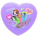 くし パワーパフガールズ ハート型ミラーコーム ステッカー ティーズファクトリー 手鏡 メール便可 マシュマロポップ