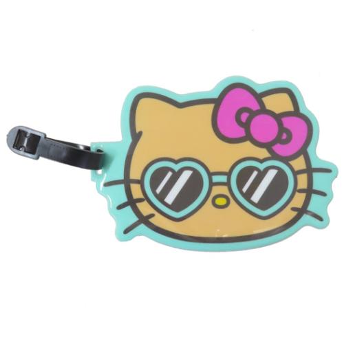 ネームプレート ハローキティ ダイカットPVCケース 日焼けシリーズ ミント サンリオ ケイカンパニー ネ..