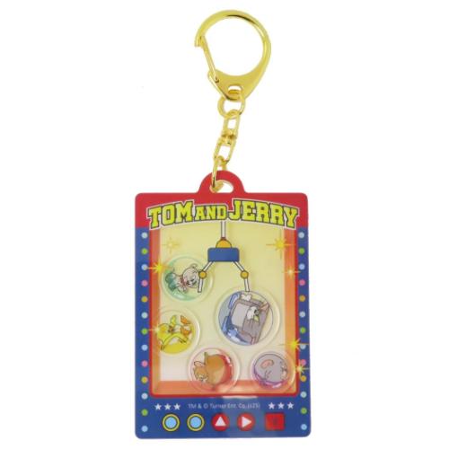キーリング トムとジェリー シャカキャラキーホルダー クレーンタイム ブルー ワーナーブラザース ティーズファクトリー アクキー メール便可 マシュマロポップ