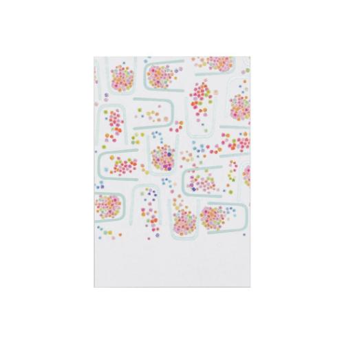 POSTCARD ROKKAKU x misuzu uta みすゞうた ポストカード 1枚入り 金米糖の夢 フタバ 箔押し 金子みすゞ グリーティングカード メ...