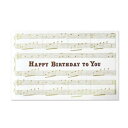 グリーティングカード ROKKAKU Birthday Card バースデーカードセット 1セット入り Birthday song フタバ 箔押し 誕生日 メッ...