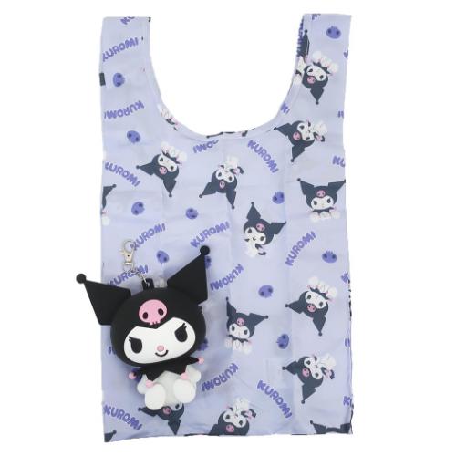 ショッピングバッグ クロミ ポーチ付きエコバッグ ソリッドクロミ サンリオ 丸眞 折り畳みバッグ マシ..