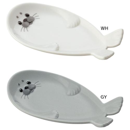 小皿 AZARASHI CAFE アザラシカフェ アザラシ小皿 デコレ 食器 ミニ皿 かわいい マシュマロポップ