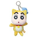 マスコット クレヨンしんちゃん ぬいぐるみキーリング ねこ なりきりアニマル エスケイジャパン プレゼント アニメ マシュマロポップ