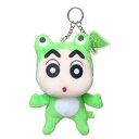 マスコット クレヨンしんちゃん ぬいぐるみキーリング かえる なりきりアニマル エスケイジャパン プレゼント アニメ マシュマロポップ