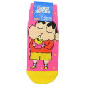 女性用靴下 クレヨンしんちゃん レディースソックス ハンバーガー スモールプラネット キャラックス 大人向け アニメメール便可 マシュマロポップ