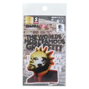 ダイカットシール バンクシー BRANDALISED 透明素材ステッカー Lenin Mohawk ゼネラルステッカー デコステッカー 耐水耐光 メール便可 マシュマロポップ