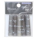 鉛筆キャップ ブラノワール blanoir えんぴつカバー5本セット くるくるリボン カミオジャパン 新学期準備文具 かわいい メール便可 マシュマロポップ