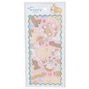 シールシート むぎゅステッカー むぎゅいぬ いぬ クーリア デコレーション デコシール かわいい メール便可 マシュマロポップ