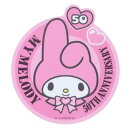 ダイカットシール マイメロディ キャラクターステッカー 50th&20th Anniversaries ふたりのハッピーアニバーサリー サンリオ スモールプラネット ダイカットビニールステッカー デコシール 耐水性 メール便可