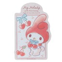 ダイカットシール マイメロディ キャラクターステッカー 50th マイスウィートメモ サンリオ スモールプラネット ダイカットビニールステッカー デコシール 耐水性 メール便可 マシュマロポップ