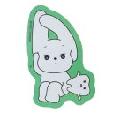 ダイカットシール なにげないねずみシラタマ キャラクターステッカー ごろん スモールプラネット ダイカットビニールステッカー デコシール 耐水性 メール便可 マシュマロポップ