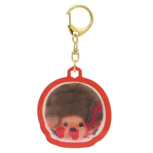 キーリング モンチッチ シャカキャラキーホルダー フェイス ティーズファクトリー アクキー メール便可 マシュマロポップ
