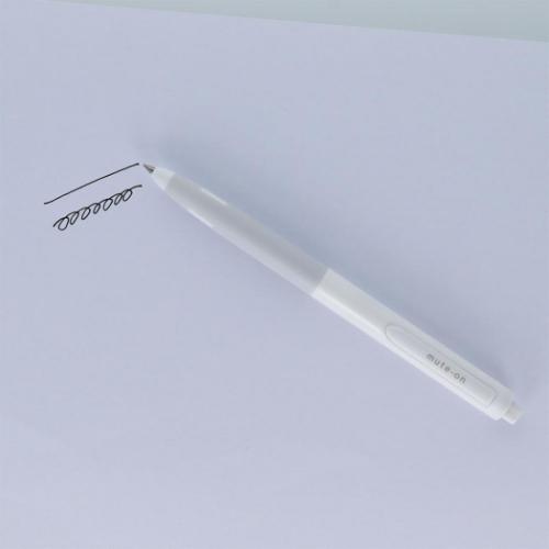 ボールペン 静音ゲルボールペン ミュートン 0.5mm 黒 サンスター文具 機能性文具 新学期準備文具 事務用品 シンプル メール便可 マシュマロポップ mm-pop-10406334 ガールズ雑貨通販マシュマロポップ サンプル画像3