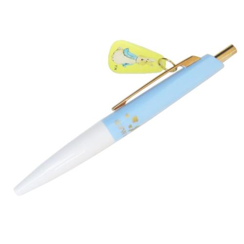 ボールペン ピーターラビット チャーム付きミニボールペン ブルー Green Flash 新学期準備文具 絵本メール便可 マシュマロポップ