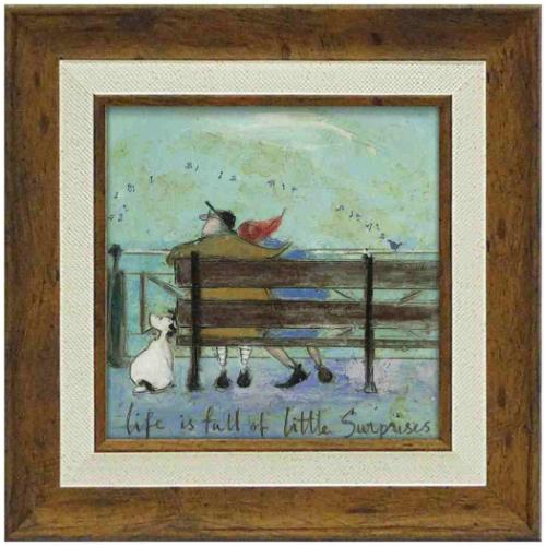 額付きポスター サム トフト アートフレーム Sサイズ リトル サプライズ ユーパワー ST-04056 ギフト インテリア 取寄品 マシュマロポップ