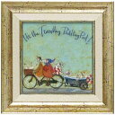 額付きポスター サム トフト アートフレーム Sサイズ 旅するプール ユーパワー ST-04059 ギフト インテリア 取寄品 マシュマロポップ