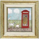 額付きポスター サム トフト アートフレーム Sサイズ ハナキン ユーパワー ST-04062 ギフト インテリア 取寄品 マシュマロポップ