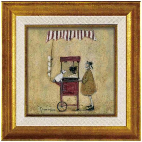 額付きポスター サム トフト アートフレーム Sサイズ ポップコーン タイム ユーパワー ST-04065 ギフト インテリア 取寄品 マシュマロポップ