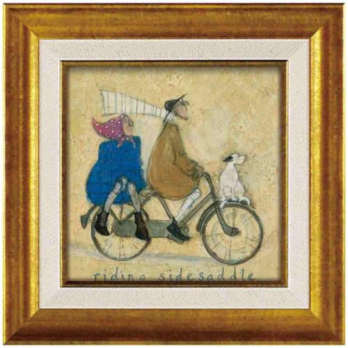 額付きポスター サム トフト アートフレーム Sサイズ サイドサドル ユーパワー ST-04066 ギフト インテリア 取寄品 マシュマロポップ