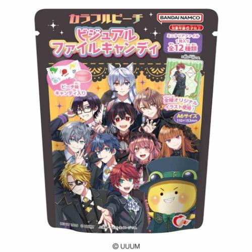 ハロウィンお菓子 カラフルピーチ ビジュアルファイルキャンディ 全12種の内どれか1つ HALLOWEEN ハート プレゼント マシュマロポップのサムネイル