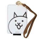 定期入れ にゃんこ大戦争 ICカードケース 猫 グルマンディーズ パスケース メール便可 マシュマロポップ|詳細画像