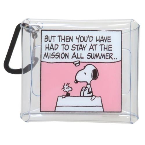 ミニポーチ スヌーピー クリアマルチケースSS RD スヌーピーコミック ピーナッツ マリモクラフト 小物..