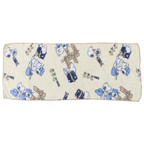 速乾フェイスタオル スヌーピー クイックドライビッグフェイスタオル チラシ enjoy your trip ピーナッ..