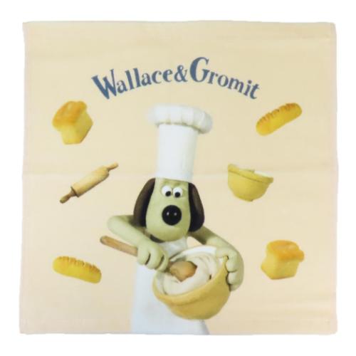 ハンドタオル ウォレスとグルミット プリントウォッシュタオル クッキング 林タオル 汗拭きタオル メー..