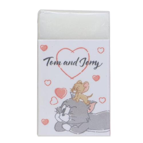 けしごむ トムとジェリー まとまる消しゴム ハートちらし ワーナーブラザース カミオジャパン 新学期準備文具 メール便可 マシュマロポップ