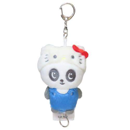 キーリング パンシェルxサンリオキャラクターズ リール付きマスコット ハローキティ サンリオ プレゼン..