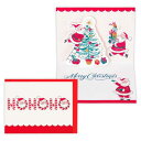 クリスマスカード 海外デザインカード 立体カード HOHOHO 日本ホールマーク Xmas メッセージカード メール便可 マシュマロポップ