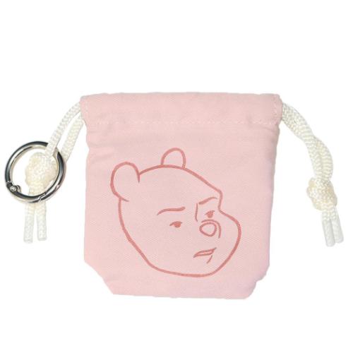 ミニ巾着袋 くまのプーさん ちび巾着 PK ディズニー マリモクラフト ミニサイズ 小物入れ メール便可 ..