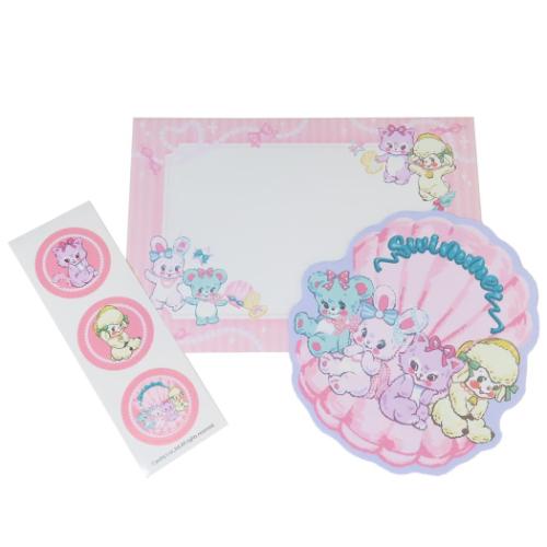 レターセット スイマー ダイカットレター マリン PK SWIMMER S&C 便箋&封筒 メール便可 マシュマロポップ