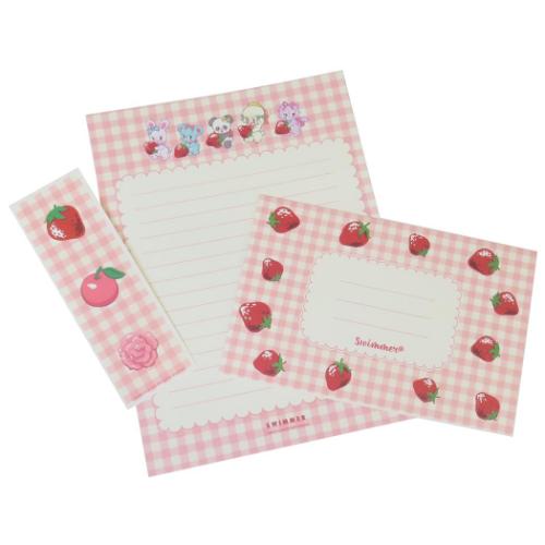 レターセット スイマー 四角レター ケーキ SWIMMER S＆C 便箋＆封筒 メール便可 マシュマロポップ