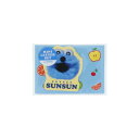 手渡し手紙セット パペットスンスン ダイカットミニレターセット フルーツ PUPPET SUNSUN サンスター文具 ミニ便箋&ミニ封筒 メール便可 マシュマロ...