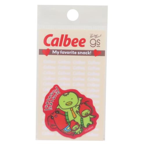 ダイカットシール カルビー かっぱえび家 グリッターミニステッカー お菓子パッケージ ゼネラルステッカー 耐水耐光 メール便可 マシュマロポップ(3)