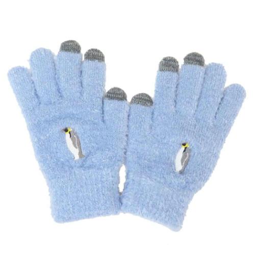 手袋 スマホ手袋 コウテイペンギン トモコーポレーション 防寒用品 レディース手袋 5本指タイプ ウォー..