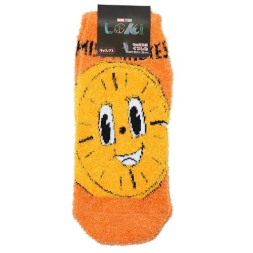 女性用防寒靴下 ロキ LOKI もっこもこ靴下 ミスミニッツ OR MARVEL スモールプラネット レディースソッ..