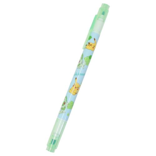 カラーマーカー ポケットモンスター 蛍光ツインペン ピカチュウ ニャオハ ポケモン カミオジャパン 蛍..