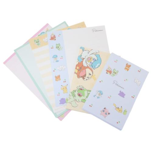 レターセット ポケットモンスター ボリュームアップレター チェリーチラシ ポケモン カミオジャパン 手紙セット 便箋&封筒 メール便可 マシュマロポップ