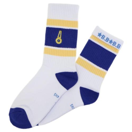 女性用靴下 ジョジョの奇妙な冒険 黄金の風 刺繍ラインソックス ブローノ ブチャラティ 少年ジャンプ ..