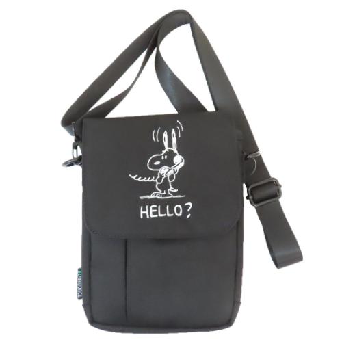 斜め掛けかばん スヌーピー パスポートショルダー VINTAGE BK ピーナッツ マリモクラフト トラベル 撥..