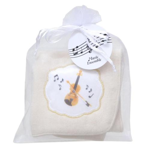 ミニタオル Music Ensemble ギフトタオルハンカチ バイオリン Green Flash プレゼント かわいい メール便可 マシュマロポップ