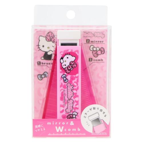 身だしなみセット ハローキティ ミラー＆ダブルコーム ギャルアート サンリオ カミオジャパン ミラー＆..