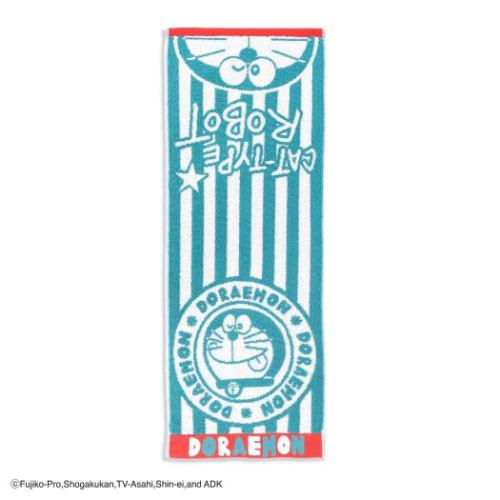 フェイスタオル ドラえもん フルフィーコットン コンパクトタオル ステッカー MiRAi 藤子F不二雄 タオ..