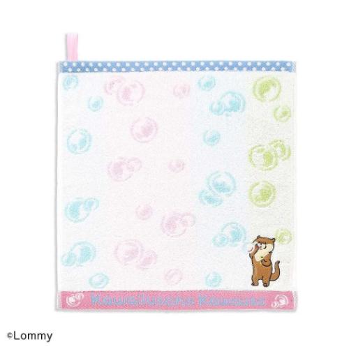 ループタオル 可愛い嘘のカワウソ 無撚糸ループ付きウォッシュタオル あわあわなの タオル美術館 プレ..