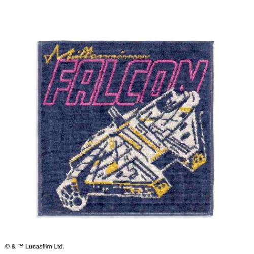 ミニタオル スターウォーズ フルフィーコットン タオルハンカチ ミレニアムファルコン STAR WARS タオ..